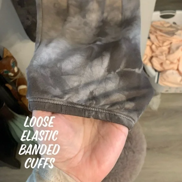 Charcoal/brown Baby French Terry Sweatpants - Picture 10 of 15